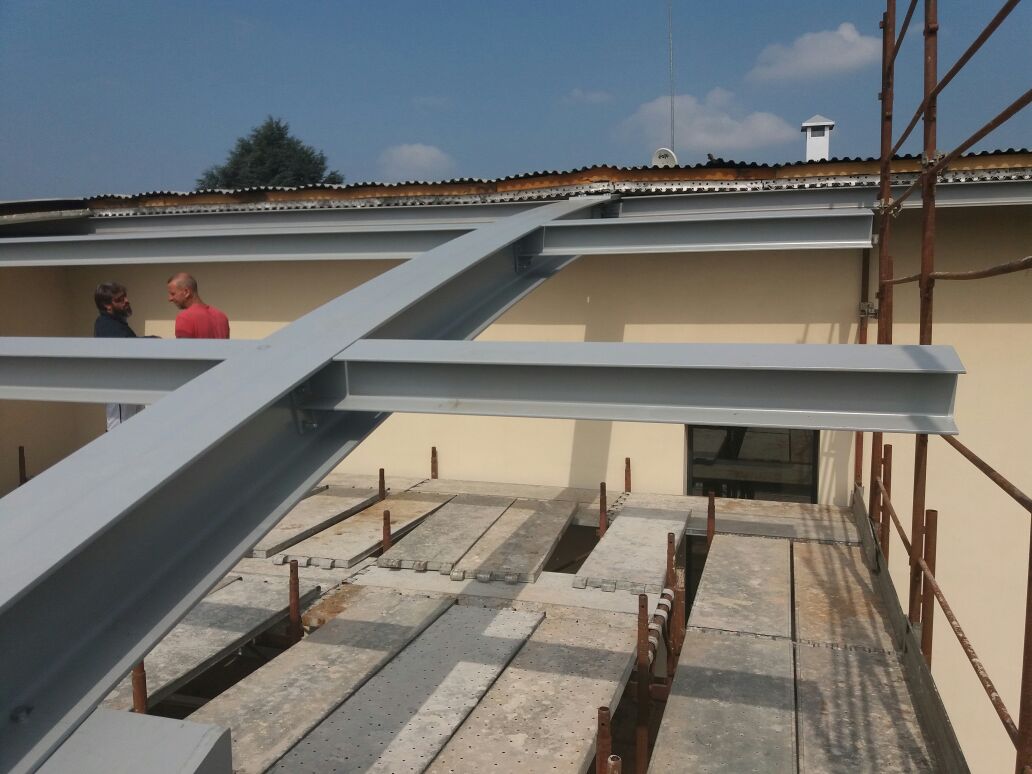 una villa rosa
